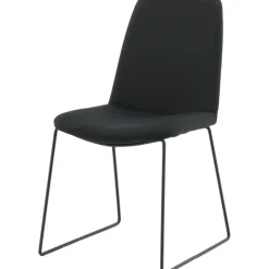 Minnie matstol - Svart tyg