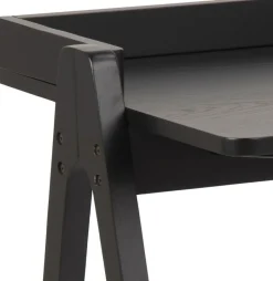 Miso skrivbord 126,6x51,6 cm - Svart + Möbeltassar