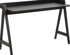 Miso skrivbord 126,6x51,6 cm - Svart + Textilrengöring för möbler