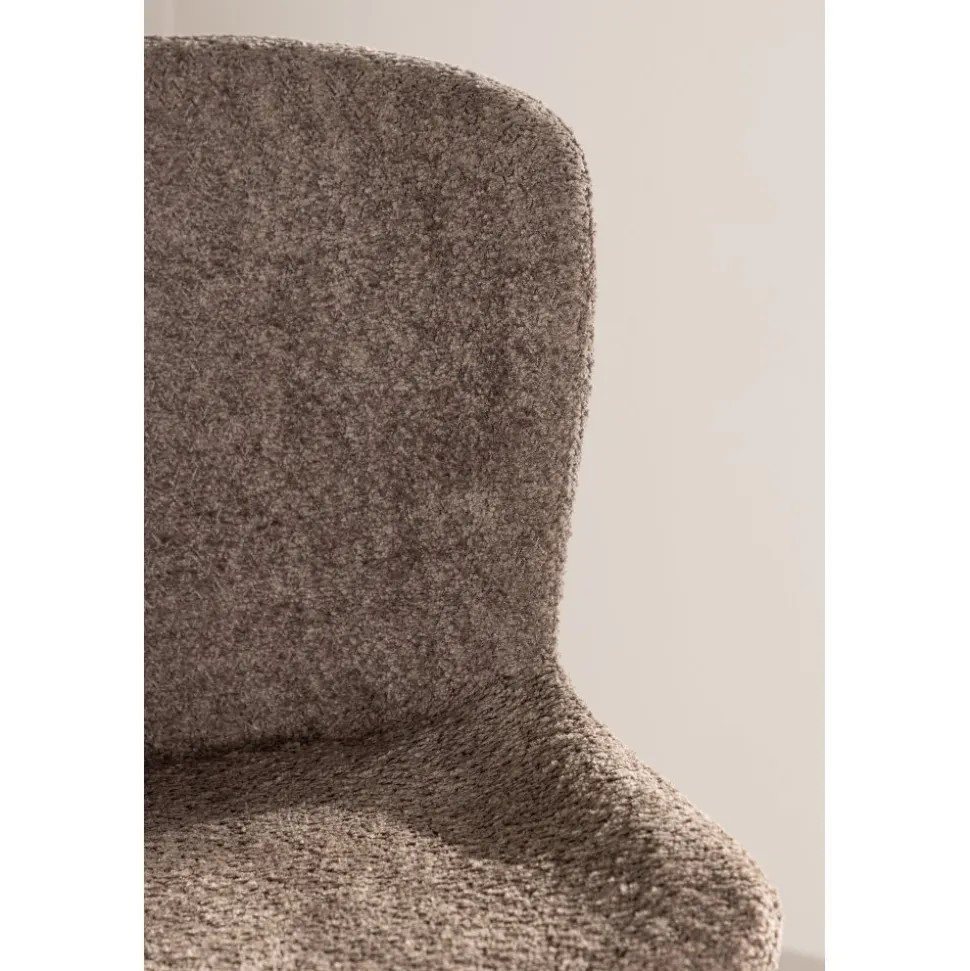 Modesto barstol - Brun boucle