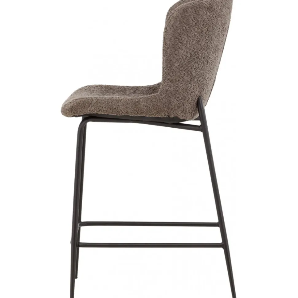Modesto barstol - Brun boucle