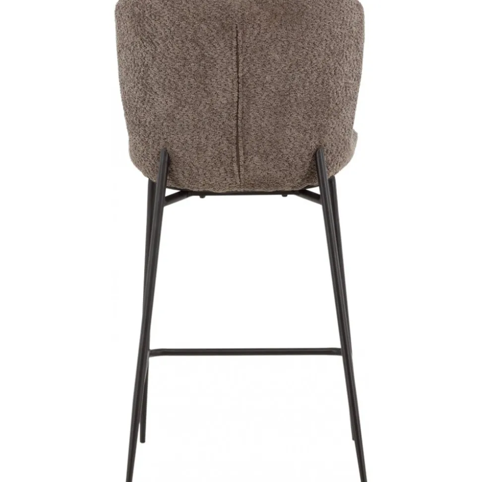 Modesto barstol - Brun boucle