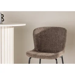 Modesto barstol - Brun boucle