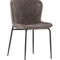 Modesto matstol - Brun boucle