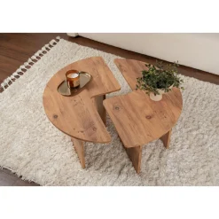 Moira soffbord Ø90 cm - Furu