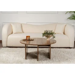 Moira soffbord Ø90 cm - Valnöt