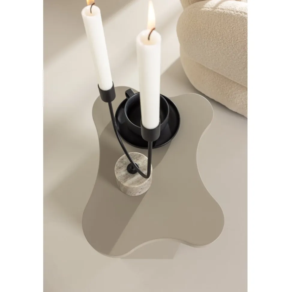 Molde sidobord 42 x 30 cm - Ljusbrun