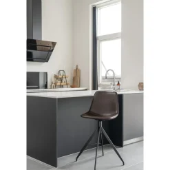 Monaco barstol - Brun PU