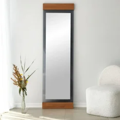 Murano golvspegel - Ek/fume