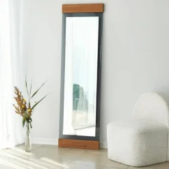 Murano golvspegel - Ek/fume