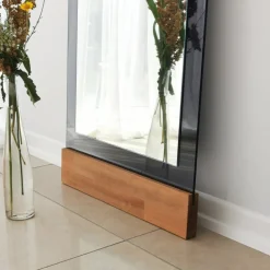 Murano golvspegel - Ek/fume + Karta med möbeltassar på köpet!