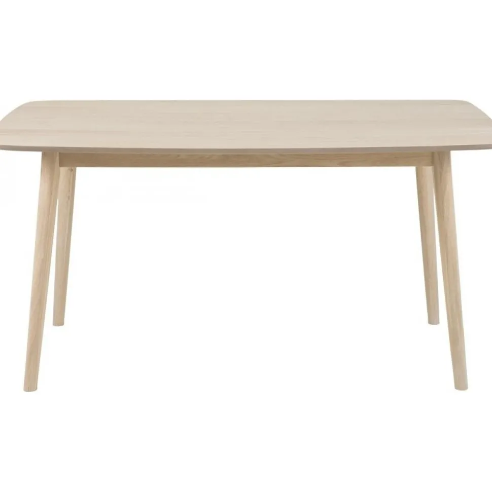 Nagano matbord 150 cm - Vitpigmenterad ek