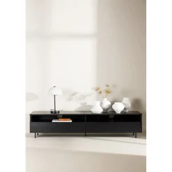 Navarra TV-bänk - Svart