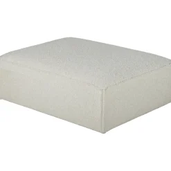 Nees modulsoffa - sittpuff - Stone White + Möbeltassar