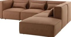 Nees modulsoffa i cognac combo 1