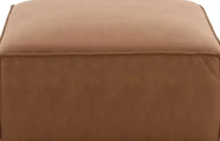 Nees modulsoffa i cognac combo 2 + Möbeltassar