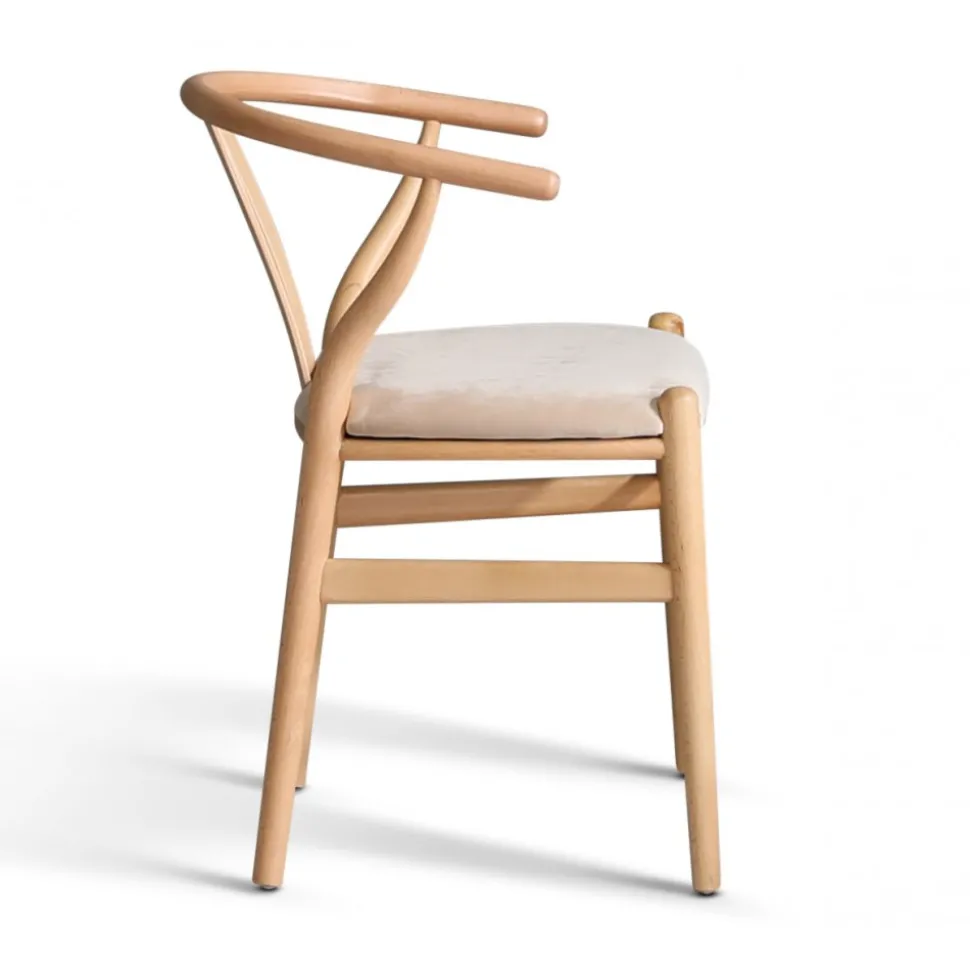 Nemo karmstol lackad bok + Fläckborttagare för möbler