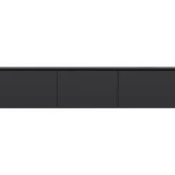 Neon TV-bänk med LED-belysning - Antracit