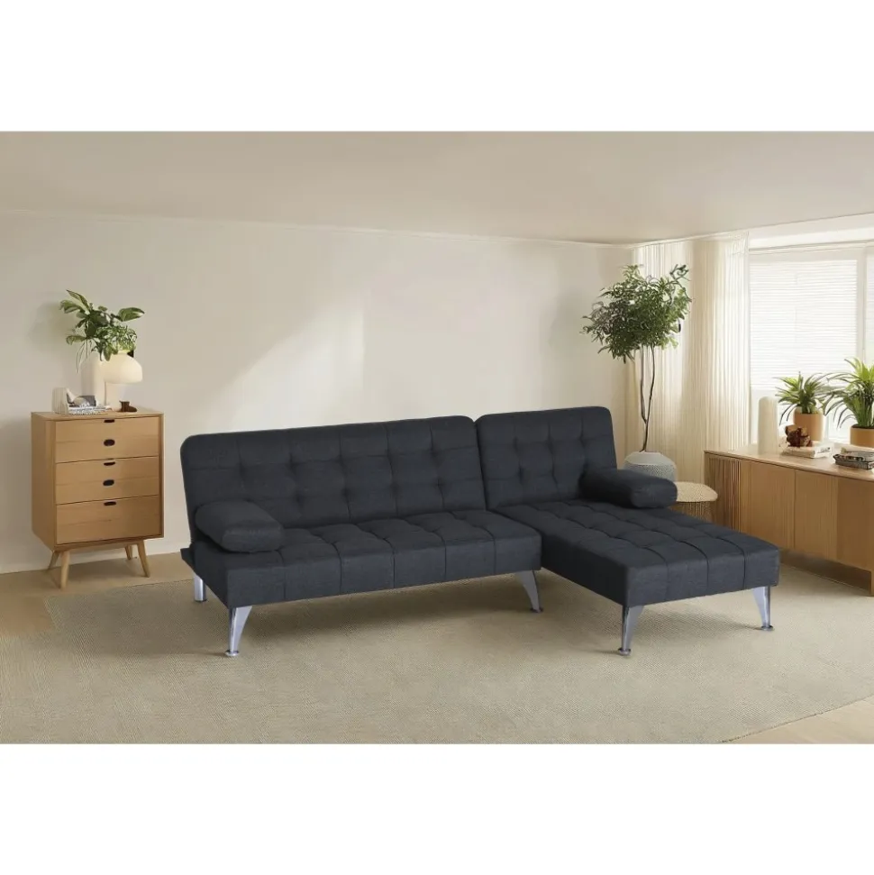 Neptun divansoffa bäddbar mörkgrått