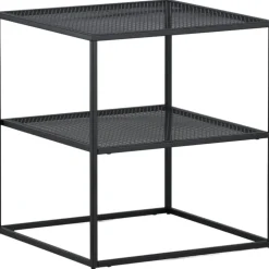 Netz sidobord 55 x 55 cm - Svart