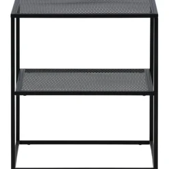 Netz sidobord 55 x 55 cm - Svart