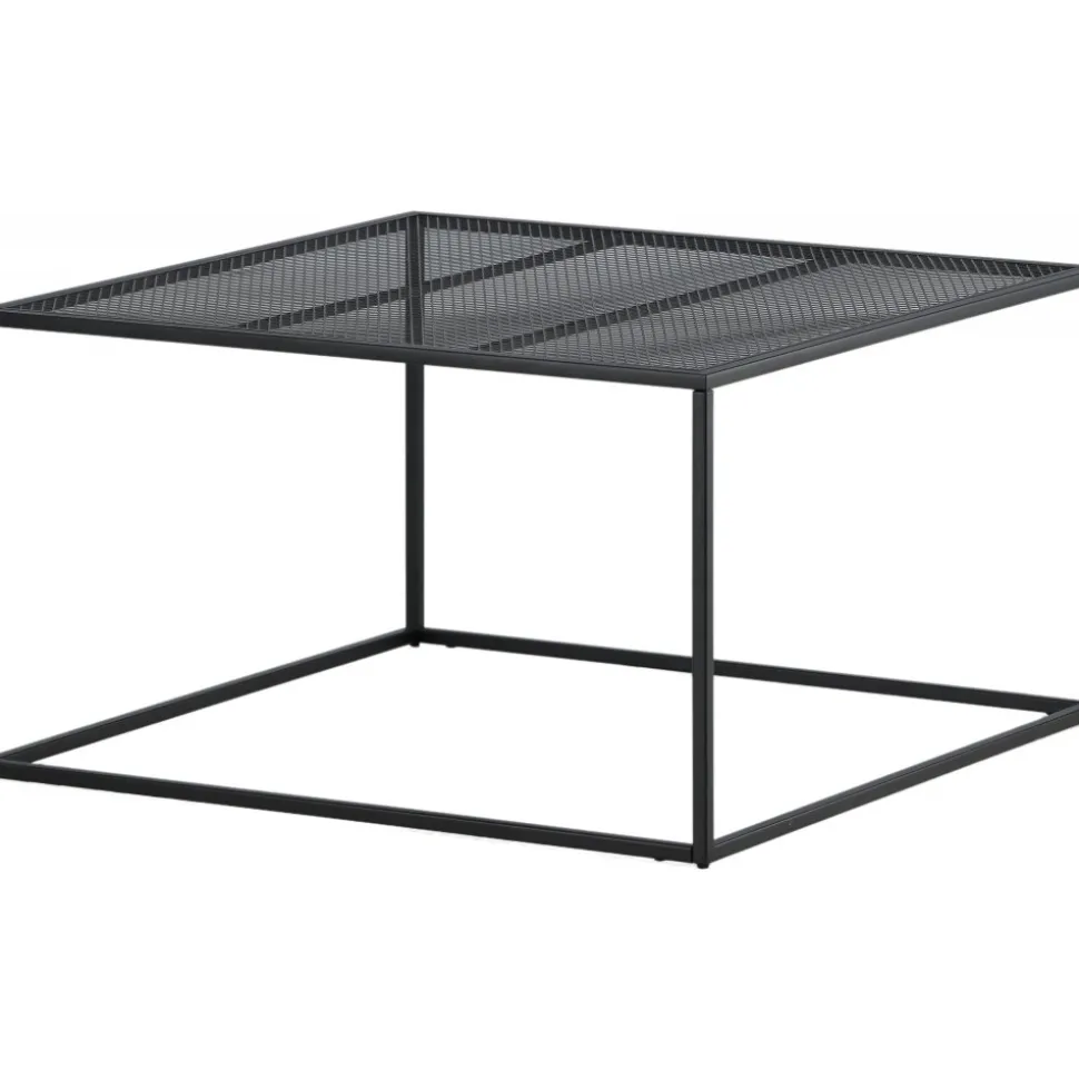 Netz soffbord 80 x 80 cm - Svart
