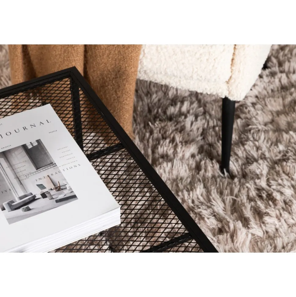 Netz soffbord 80 x 80 cm - Svart