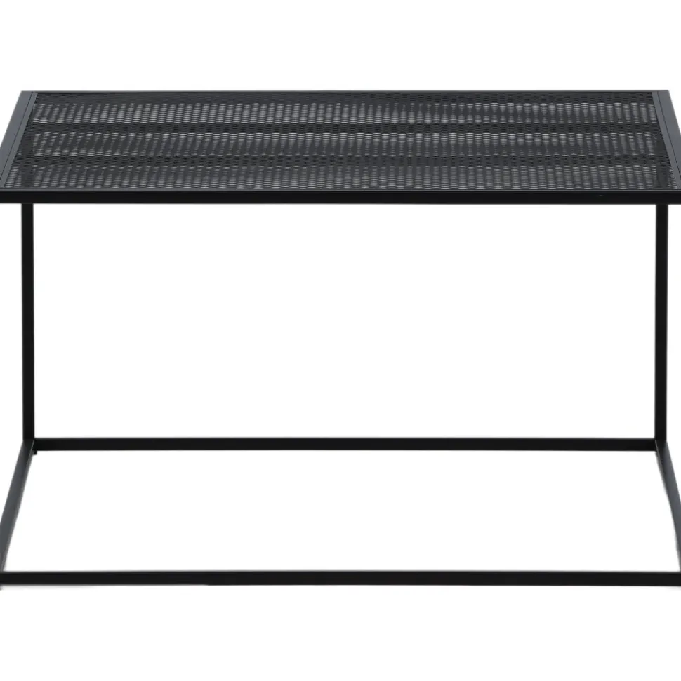 Netz soffbord 80 x 80 cm - Svart