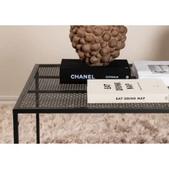 Netz soffbord 80 x 80 cm - Svart