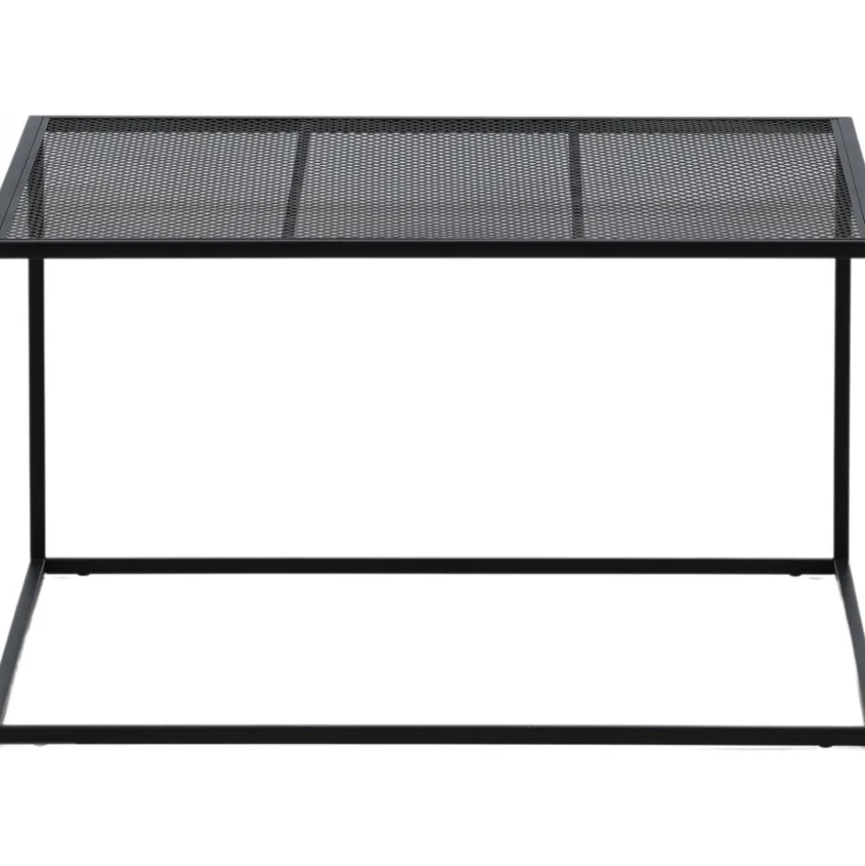 Netz soffbord 80 x 80 cm - Svart