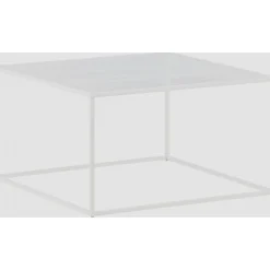 Netz soffbord 80 x 80 cm - Vit