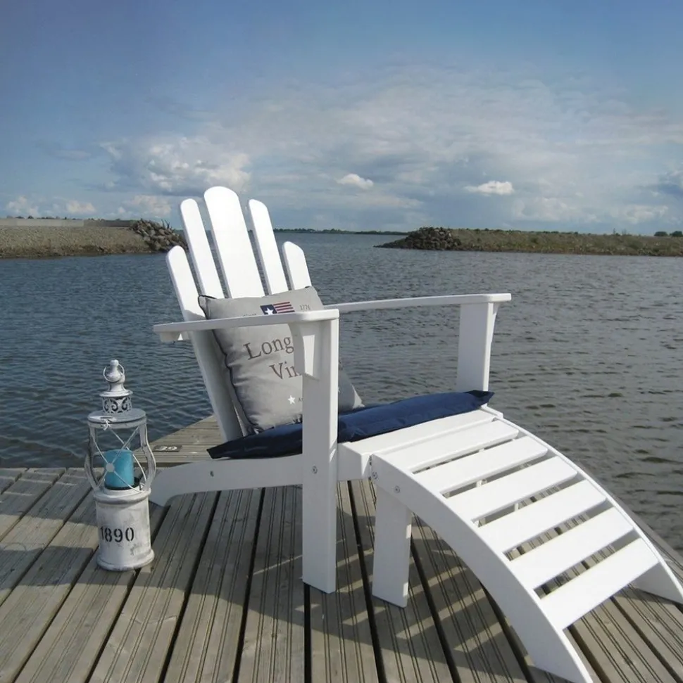 Newport däckstol - Vit + Fläckborttagare för möbler