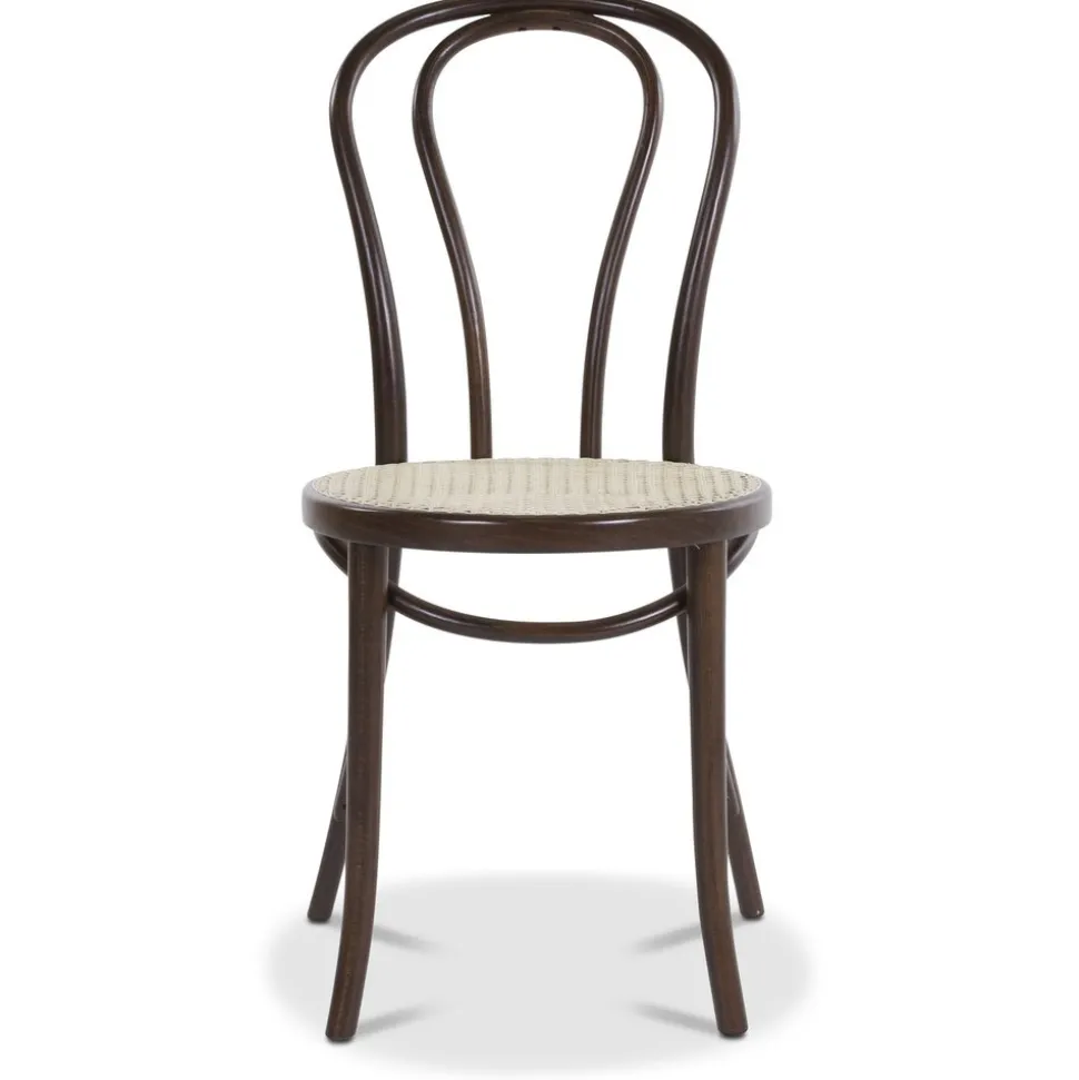 No 18 matstol med rottingsits - Valfri färg på stomme