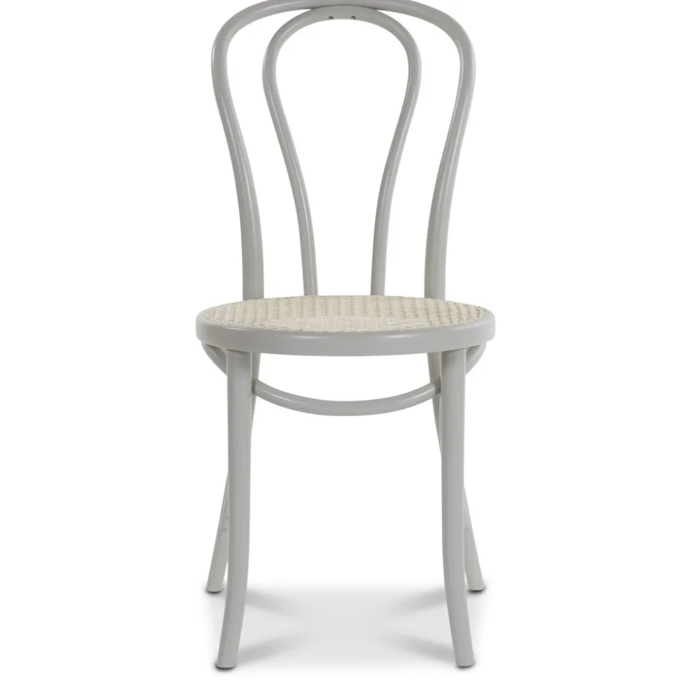 No 18 matstol med rottingsits - Valfri färg på stomme