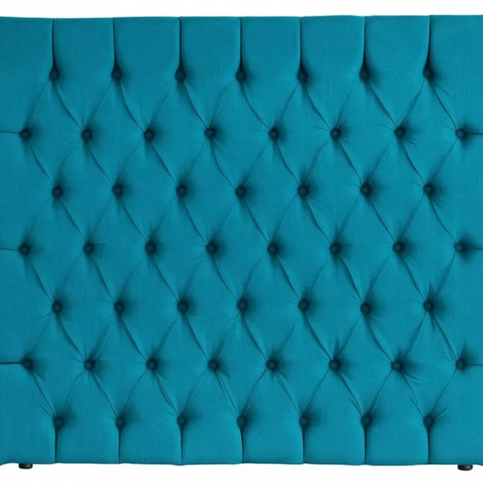 Nord sänggavel med knappar 160 x 140 cm - Turkos