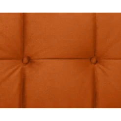Noret bäddsoffa divansoffa - Orangeröd