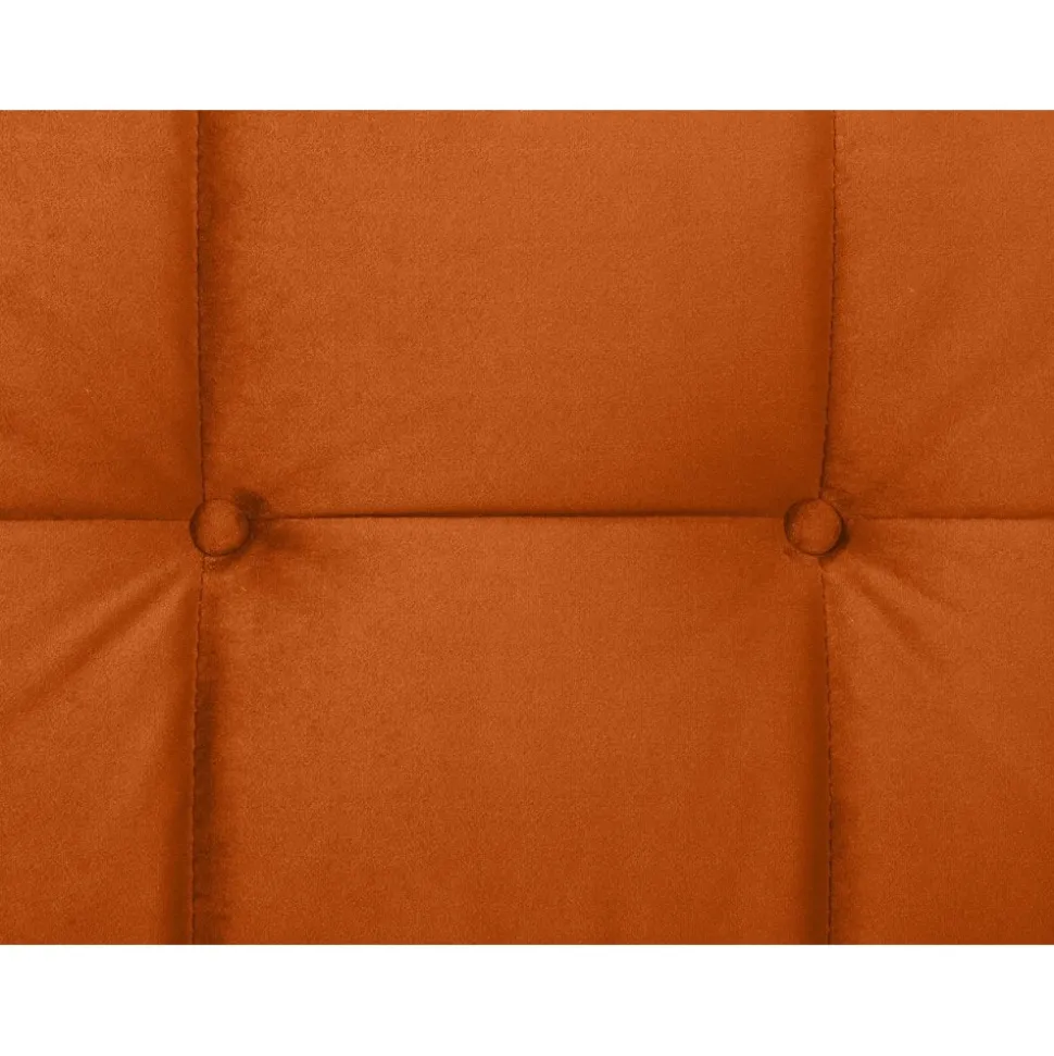 Noret bäddsoffa divansoffa - Orangeröd