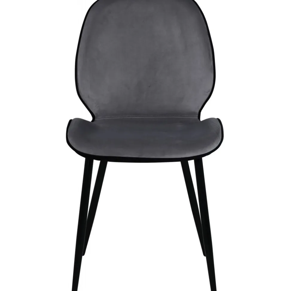 Nummi matstol - Ljusgrå/svart