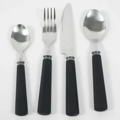 Olsson & Jensen Sonja Bestick 24 delars set - Svart