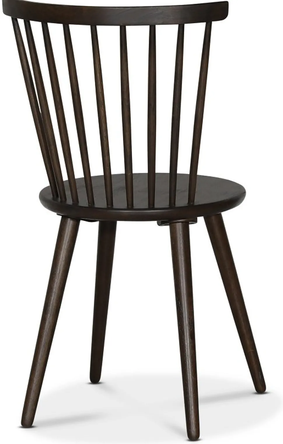 Omni matgrupp, runt matbord Ø130 cm inkl 4 st pinnstol Castor - Rökfärgad ek + 4.00 x Stolsdyna