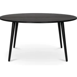 Omni runt matbord svartbetsad ek Ø150 cm