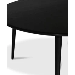 Omni runt matbord svartbetsad ek Ø150 cm