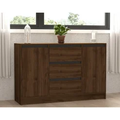 Onat skänk - Valnöt/antracit