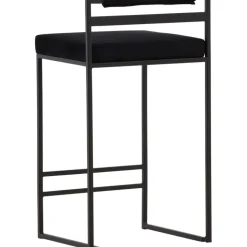 Opelika barstol - Svart