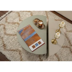 Orion soffbord 90/85 x 60/30 cm - Grön/sandsten