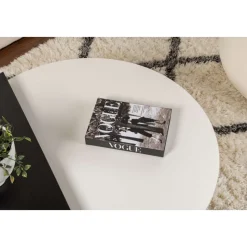 Orion soffbord 90/85 x 60/30 cm - Vit/svart