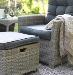 Orlando Set - Stolar + Textilskydd för utemöbler