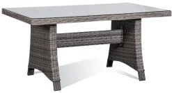 Orlando utemöbelgrupp hög rygg ställbara fåtöljer - Grå/beige + Fläckborttagare för möbler