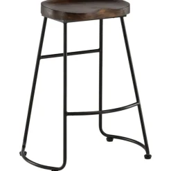 Ozark barstol - Mörk valnöt