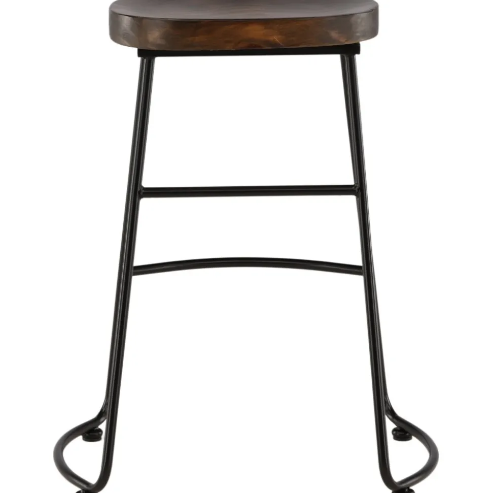 Ozark barstol - Mörk valnöt